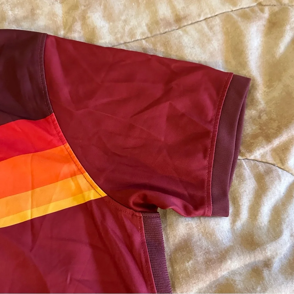 Roma Nike Dri Fit Maroon and Orange Jersey XL - Picture 15 of 15